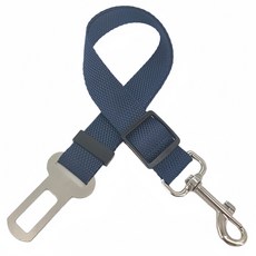 강아지안전벨트 충격방지 애견차량안전벨트 고탄력 튼튼한 강아지안전벨트시트, 블루, 32-62센티미터