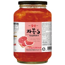 꽃샘 자몽차S 2kg x 1개 / 차음료 액상 과일청