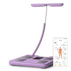앳플리 아이그립X 핸드바 스마트 바디 체중계, iGripX, 라일락, 1개