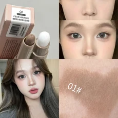 HERORANGE 컨투어링 브라이트닝을 위한 더블 엔드 펜 스머지 브러쉬 포함, 02 HR615-01, 02 HR615-01