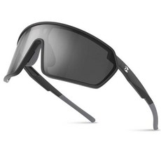 남성용 스포츠 사이클링 선글라스 UV400 보호 랩 어라운드 선글라스 여성용 러닝 야구, 2)C02-블랙