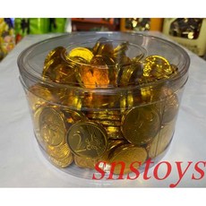 SNS 古早味 進口食品 金幣巧克力 中金幣巧克力 1公斤 直徑3.5公分, 1個, 中金幣巧克力 直徑3.5公分