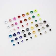 (인형소품) 컬러아일렛 미니아일렛, 10개, 옐로우