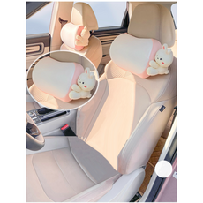 더빌리언 자동차 귀여운 목쿠션 목베게 메모리폼, 1개, M-2 목쿠션