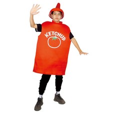 海鮮杯麵薯條造型角色扮演服裝 均碼, 番茄醬成人, 1個