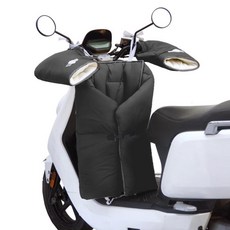 방수 플러시 자전거 핸들바 커버 방한 담요 오토바이 스쿠터 무릎, 1. black