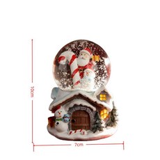 聖誕節老人雪花燈光圓球室內櫥櫃獎勵小學生男女孩小朋友玩耍擺件, 1個, LW251119-【聖誕水球】