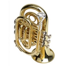 미니트럼펫 휴대용 소형 트럼펫 9cm 학생용 세트 무대 Ash pe, 1개