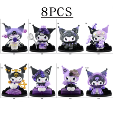 [은하마켙] 산리오 쿠로미 미니어쳐, 쿠로미8피스, 1개
