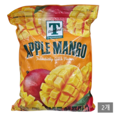 [트레이더스] T STANDARD 페루산 냉동 애플망고 아이스박스포장(냉동), 2개, 2.3kg