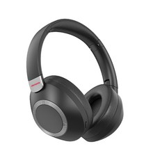 AIWA 愛華 ANC主動降噪藍牙耳機, 黑色, ANC-A16