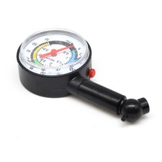 자동차 타이어 압력 자전거 다이얼 트럭 테스터 게이지 오토바이 차량 도구 측정 미터, 1개, Bla