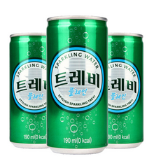 트레비 탄산수 플레인 캔 trevi X30(can), 190ml, 1개