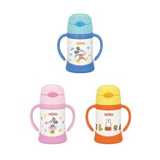 THERMOS 膳魔師 不鏽鋼保冷學習杯 雙耳吸管杯 FHI-250 (米奇/米妮/米菲兔), 詳見包裝, 詳見包裝, 詳見包裝, 米妮(FHI250DS-LP)