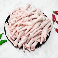 가나안식품 국내산 손질된 닭발 2kg 뼈있는 생닭발, 1kg, 1개