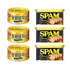 스팸 200g 3개 + 동원참치 100g 3개 스팸참치 3세트, 1개