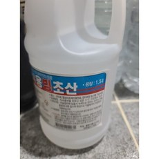 친환경 빙초산 제초제 만들기 농사 산짐승 진딧물 해충 퇴치 회사 화단 정원 풀 정리 예초, 1개, 1.5L
