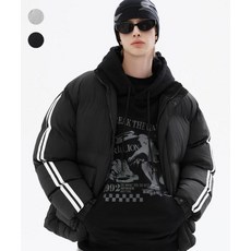 trillion 트랙 라인 푸퍼 숏 패딩 [2COLOR]