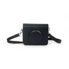 코닥 미니샷 레트로 3 가죽케이스 스트랩 포함 가방 파우치, 1개, 코닥 3세대 가죽 케이스, 블랙