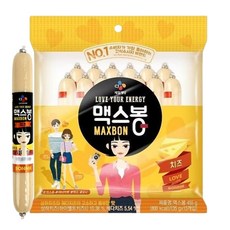 CJ 제일제당 맥스봉 치즈, 455g, 6개