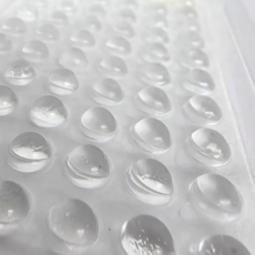 태스 _ PVC 투명 돌기 탁자유리고정 미끄럼방지 패드 도트 범폰 코인, 투명색상, 60개