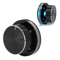 USB 볼륨 조절 노브 오디오 리모컨 노브(RGB 조명 및 C 케이블 포함) 회전 원키 음소거 기능 안드로이드 PC 휴대폰용 멀티미디어 컨트롤러, USB 볼륨 컨트롤, 노브 무손실 오디오 컴퓨터, 케이