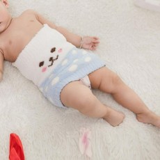 아동 유아 수면 도트 부드러운 배앓이방지 복대 배워머