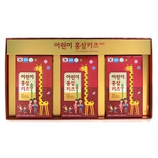 어린이 홍삼 녹용 음료 면역력 어린이 홍삼 키즈 골드 30포, 180개, 20ml