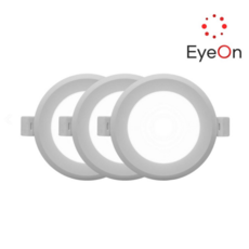 아이온 AS2년 3인치 다운라이트 6W 아주밝음 벌레방지 방습 플리커프리 매입등, 주광색(하얀색), 3개