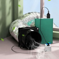 미니 환풍기 USB 덕트 환기 팬 냄새 제거 배기 이동식 주방 휴대용 소형 가정용 13. 액세서리 알루미늄 호일 8cm 3m, 5. USB 강력 팬 단일 메쉬 8cm 덕트