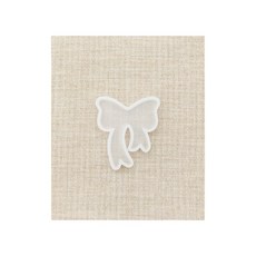 퀼트스타 [레진아트] 기요하라 실리콘 모티브 몰드_리본 RSF-05, 반투명, 1개