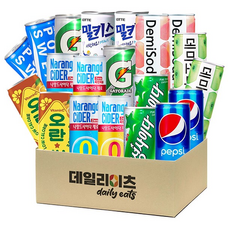 탄산 캔음료수 10종류 20캔 믹스세트 C세트, 190ml, 1세트