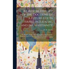 (영문도서) A Critical History of the Doctrine of a Future Life in Israel in Judaism and in Christianit... Hardcover, Legare Street Press, English, 9781019773147