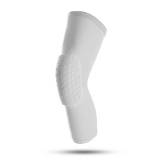 KYNCILOR 스포츠 무릎 보호대 전문 기능 보호 장구, 화이트, 1개