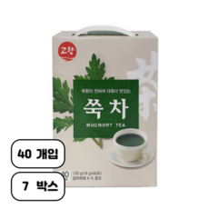 고향 쑥차, 18g, 40개입, 7개