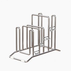 DLGG 스테인리스 도마 거치대 스텐거치대, 단품, 1개, 실버