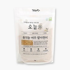 오늘미 유기농 발아현미 발아흑미, 유기농 여주 발아현미, 2개, 1kg