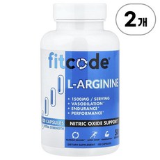핏코드 L-아르기닌 750mg fitcode L-Arginine 750 mg 100정, 2개