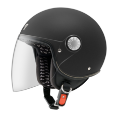 【ASTONE官方直營】AJ 素色 3/4罩安全帽 輕巧透氣 都會通勤首選, 平黑