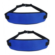 메디코 휠체어안전벨트 휠체어안전띠 둘레형 일자형 블루, 2개, MK-148