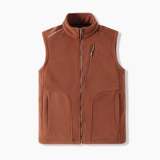 OUTDOOR SPORT 搖粒絨背心 保暖工裝多口袋設計