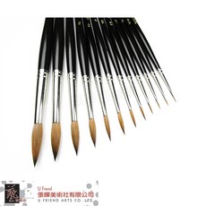 德國 達芬奇 大師級純貂毛 水彩畫筆, 1個, 4