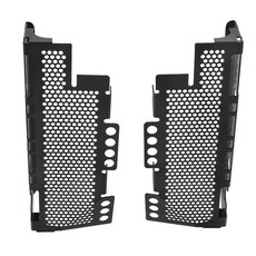 오토바이 라디에이터 그릴 가드 보호 커버용, 1. A black, 1개