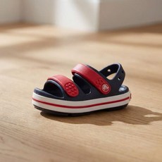 크록스 크록밴드 크루저 샌들 토들러 - NAVY VARSITY RED CRS209424 Co.1700224