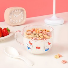 Dayneeds 三麗鷗角色麥片碗, 凱蒂貓, 1個