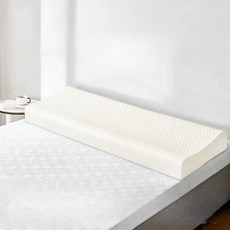 대형 부부 라텍스 베개 긴 침대 2인용 더블 경추베개 1. 120x40cmx7/9 + 슬리브