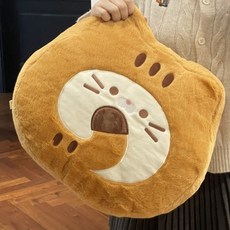 고양이 쿠션 집사 소파 등 받이 인테리어 장식 갈색 버터 쿠키 키티 선물, 06.f형 (옵션이미지 참고)