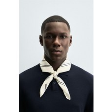 ZARA 자라 반다나 콘트라스트 자수 - 크림 72367