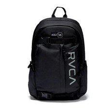 RVCA 남성용 스케이트 백팩 블랙 미디엄, Medium, Black