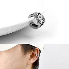 趣味拉鍊造型鋼製耳骨夾 夾式耳環